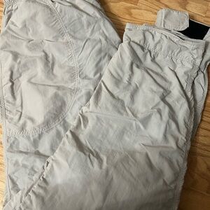 Cabela's Tan Cargo Pants with Elastic Waistband Fleece lined